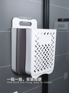 Foldable Collapsible Laundry Basket Portable Versatile Efficient 2 Convenient Sizes Space Style Modern Wall Hanging