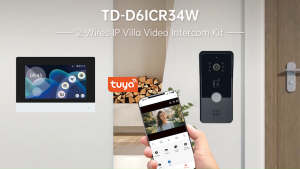 Anlian Video intercom Doorbell Camera 2 Wire 7" Touch LCD Screen 1080P Motion Record RFID Unlock Night Vision Tuya Smart For House D6