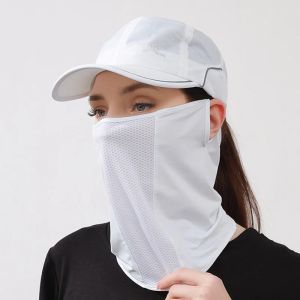 Ice Silk UV Face Scarf for Women Men Sun Protection Neck Cover Breathable Sports Mask for Golf Cycling Outdoor sun screen