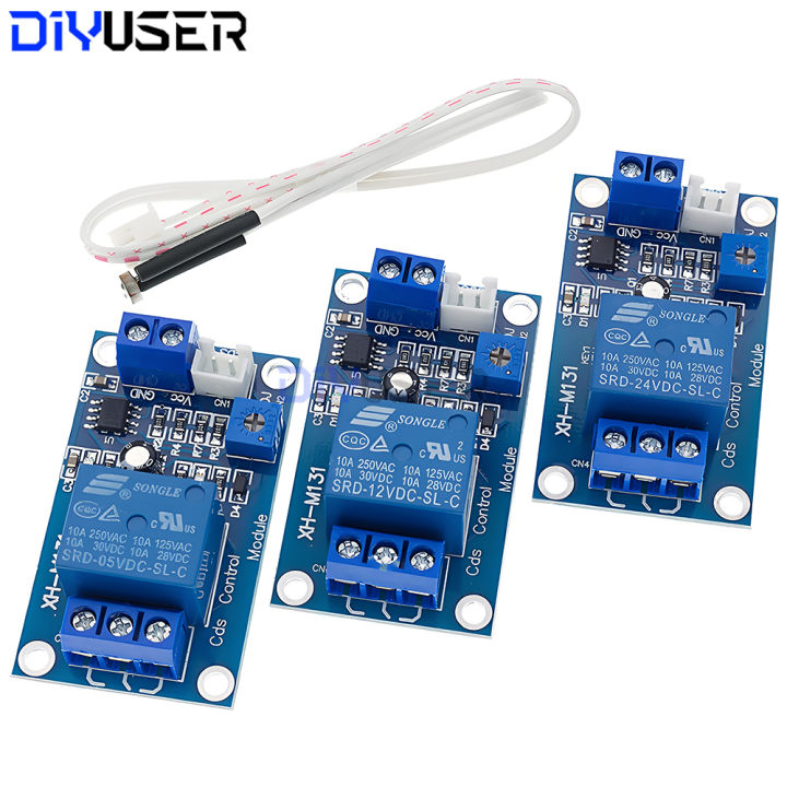 Mini Photocell Arduino Kit Photocell Light Sensor สวิทช์โมดูลรีเลย์ 5-24V DC 10A เปิด/ปิดอัตโนมัติ ...
