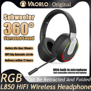 VAORLO L850 HIFI Wireless Headphone TWS Bluetooth Headset Noise Reduction Game Earphone Subwoofer Earplug For Samsung Phone Earbuds Compatible With iPhone IOS Android PC
