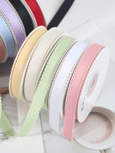 Ruy Băng Satin DIY Handmade Bướm Nơ Bó Hoa Bao Bì Ruy Băng Viền Bong Bóng Phụ Kiện May Vá Chất Liệu Thủ Công Quần Áo