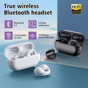 Bone Conduction Bluetooth Earphones Earring Wireless Headphones Ear Clip With Mic TWS Earbuds HiFi Stereo Sports Waterproof Headsets