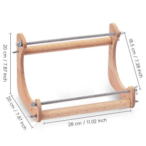 Wood Loom Beading Supplies Bead Loom Kit Weaving Beading Loom for Jewelry Bracelet DIY Knitting Handmade Beads Knitting Tool