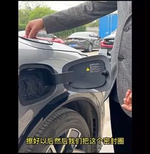 [READY STOCK]BYD Dolphin Charging Port Cap Sealing Ring Protective Anti Water Resistant for BYD Dolphin Accessories