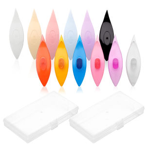 12Pcs Tatting Shuttle Kit Plastic with Storage Box Shuttle Needles Knitting Tool DIY Handmade Lace Making Craft Tool Accessories