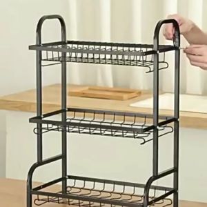 YHLAMP Dish Rack with Drainer 2/3 Layers Steel Kitchen Ware Appliances Storage Plates Organizer Rack