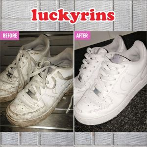 PEMBERSIH SEPATU PRAKTIS TANPA CUCI LUCKYRINS SHOE CLEANER GRATIS SIKAT DAN LAP