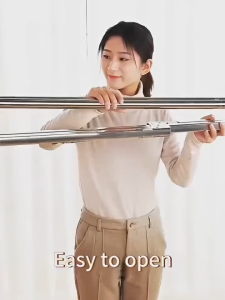 Foldable Sampayan Stainless Steel Clothes Hanger Stand Stainless Laundry Rack For Indoor Outdoor