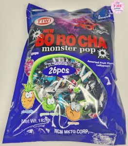 26pcs BOROCHA MONSTER LOLLIPOP/ loot bag fillers / paninda / giveaways / party favors.