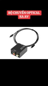Bộ chuyển đổi Optical ra Audio AV kèm cáp quang Optical