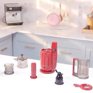 Máy ép chậm đa năng SEKA SK535S loại cổ to và cổ nhỏ công suất 250w dung tích 550ml-700ml máy ép trái cây hoa quả kiệt bã dễ vệ sinh bảo hành 12 tháng