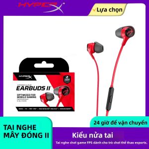 Tai Nghe Chơi Game Có Dây HyperX Cloud II Với Micro Kiểu Đeo Trong Tai Dành Cho PS4 PS5 Xbox Series - Âm Thanh Sống Động Trong Game Cho Điện Thoại & Chơi Game