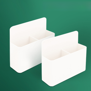 Magnetic Whiteboard Pen Holder Large Capacity Powder Brush Storage Box Blackboard Wall Hanging Absorbent Multi-Functional Square Plastic