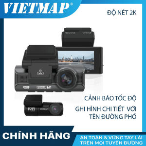 Camera hành trình Vietmap SpeedMap M1 luôn hiển thị tốc độ giới hạn nhắc nhở khi vượt tốc độ cho phép (BH 12 tháng)