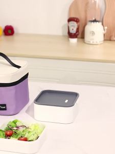 Colorful Square Lunch Box Thermal Bag