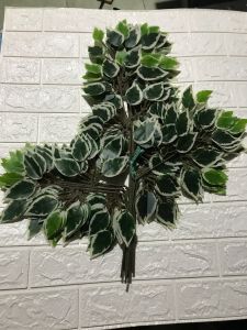 Cành xi trang trí điểm màu xanh trắng làm decore combo 10 cành