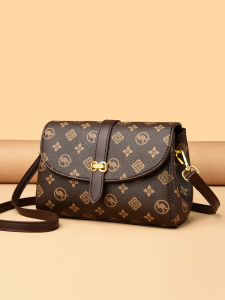 Xác Thực Da Túi Đeo Vai Đơn In Hình Thời Trang Nữ Dung Tích Lớn Mềm Da Túi Đeo Ngang Mẹ Thương Hiệu Hoa Hồng Kangaroo