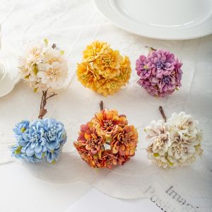 1pcs Simulated Carnations Wedding Party Festival Decoration Handmade Wreath Making Gift Box Jewelry