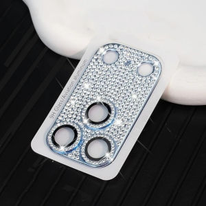 Glitter Diamond Protection Camera For iPhone 17 16 15 14 13 Pro Max Air Plus Glass Lens Protector Full Cover Scratch Resistant