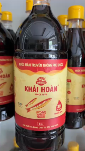 Nước mắm khải hoàn chai 1 lít 30 đạm