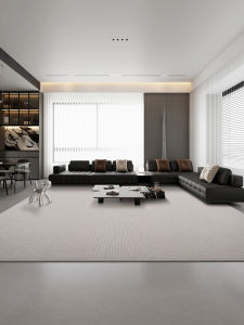 Luxury Simple Nordic Style Wool Blend Rug