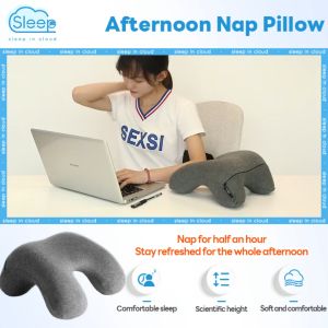 Office Nap Sleeping Neck Face Down Pillows Hand Pillow Rebound Memory Foam Pillow Bantal tangan Bantal Tidur 趴趴枕 午睡枕