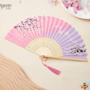 MENGMIAN | Retro Chinese Style Foldable Bamboo Fan