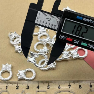 จี้เงินแท้ 999 ลายผีเสื้อ จี้เงินแขวนรูปเมฆดีไซน์ 3D เครื่องประดับ DIY หัวเข็มขัดเงินแข็ง โซ่รัดข้อมือ เครื่องประดับแฟชั่น