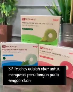 SP TROCHES MELON / SAKIT TENGGOROKAN ANAK/PERMEN HISAP/MEREDAKAN RADANG