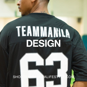 TEAM MANILA MNL 63 SHIRT JERSEY BLACK