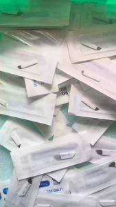 50pcs/box 0.25mm Flex 14pin 1/2 Rows Microblading Needle Semi Permanent Eyebrow Tattoo
