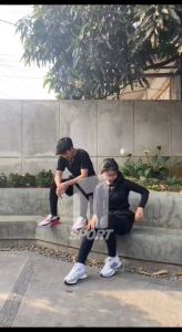 Celana Pendek Olahraga Wanita 2 in 1 Legging Panjang Elastis / Kolor Olahraga Premium Gym Gowes Senam