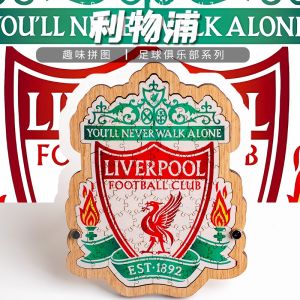 Liverpool Championship Decoding Ultra Difficult Football Puzzle Educational Hell Ten Level Wooden Jigsaw Puzzle for Ages 14+