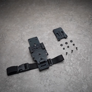 อะแดปเตอร์ซองปืนแบบแยกส่วน HaGear Kydex – แผ่นขยายตัดด้วยเลเซอร์สองสี – ถอดออกอย่างรวดเร็ว รองรับรูยึดหลายจุด – ปรับมุมและความสูงได้ – รวมสายรัดขา ช่องร้อยเข็มขัด และฮาร์ดแวร์