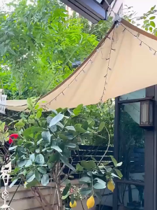Rectangle Sun Shade Sail 420D Oxford Fabric Waterproof UV Block Canopy for Patio Garden Backyard