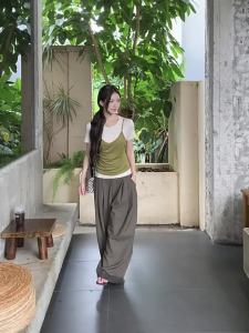 Korean Style Unique Design Pseudo Layered T-Shirt