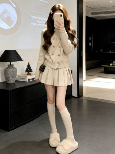 SENWA | Rich Girl Style Wool Sweater Dress Winter Autumn 2026 New Style Dress Set