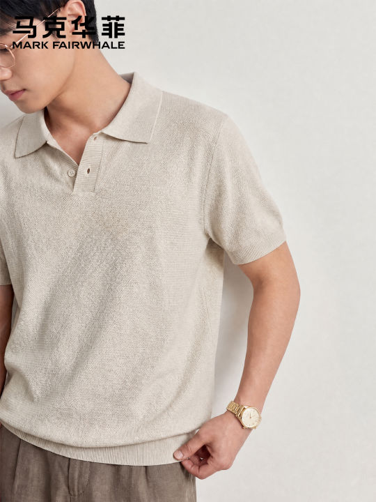 Mark Fairwhale | Tencel Casual Summer Polo Shirt