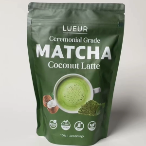Lueur Matcha Coconut Latte (Ceremonial Grade Matcha)