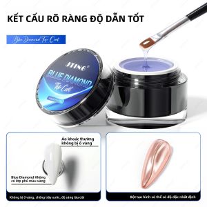 Sơn Gel Phủ Bóng Móng Tay JTING 15ml Không Chứa Hema Hiệu Ứng Độc Đáo Không Gây Ố Vàng Làm Khô Bằng Đèn LED/UV