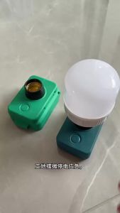 Lithium Battery E27 Light Socket Fits Multiple Battery Types For Bulbs Fans LED Lamps Ideal For Camping Outdoor Work Emergency