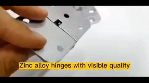 Adjustable zinc alloy 180 degree 90 degree positioning locking table hinge