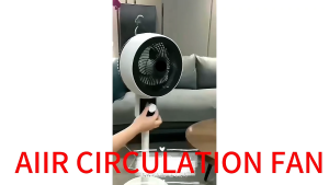 3D Surround Air Circulation Fan 3-speed Adjustable Circulating Air Silent Fan High Air Power