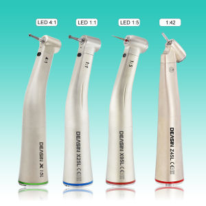 DEASIN Fiber Optic Low Speed Dental Contra Angle Handpiece 4:1 1:1 1:5 1:42 Dental Ontic Equipment Endodontic Equipment
