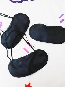 Black Blackout Sleep Kids Game Activity Opaque Eye Mask Werewolf Killing Thin Blindfold Props Business Trip