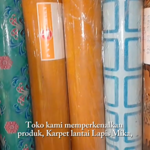 KARPET LANTAI LAPIS MIKA 100CM x 120CM PER METER