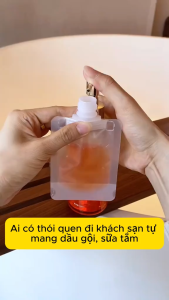 Túi chia đồ lỏng Túi đựng mỹ phẩm Túi silicon Túi du lịch Chống rò rỉ và dùng nhiều lần Cho chuyến đi