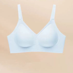 Womens Breathable Comfortable Underwear Non-Steel Ring Lifting Bra No Marks Small Breasts Gathering Side Breast Support