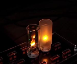 Retro USB LED Filament Night Light Yellow Warm Bulb Lighting Flame Ambient Light for Home Decor Emergency Lighting